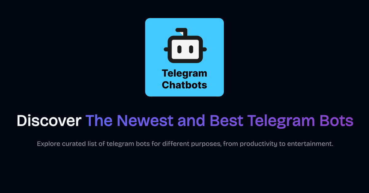 Telegram Chatbots image number 01